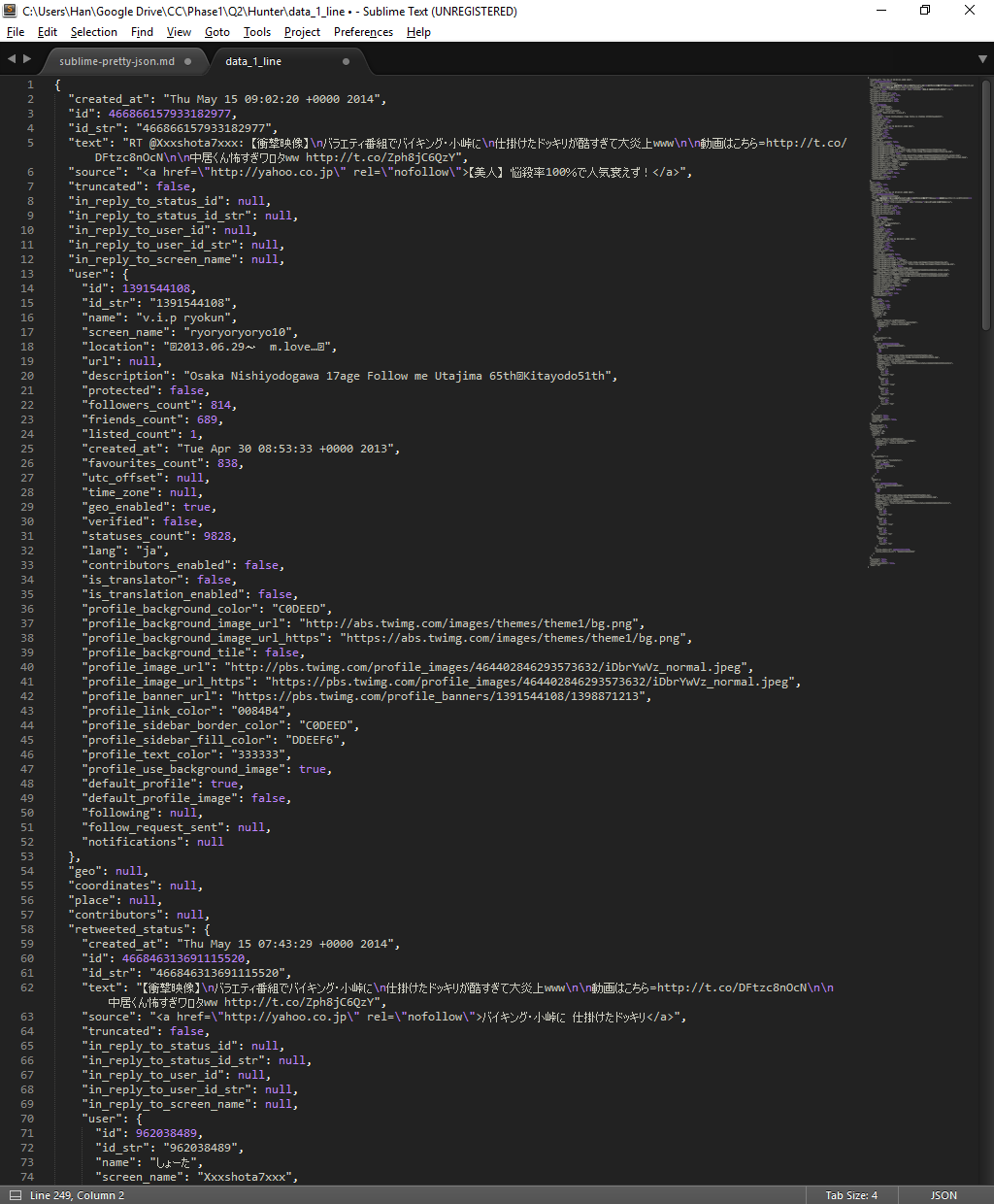 sublime text beautify